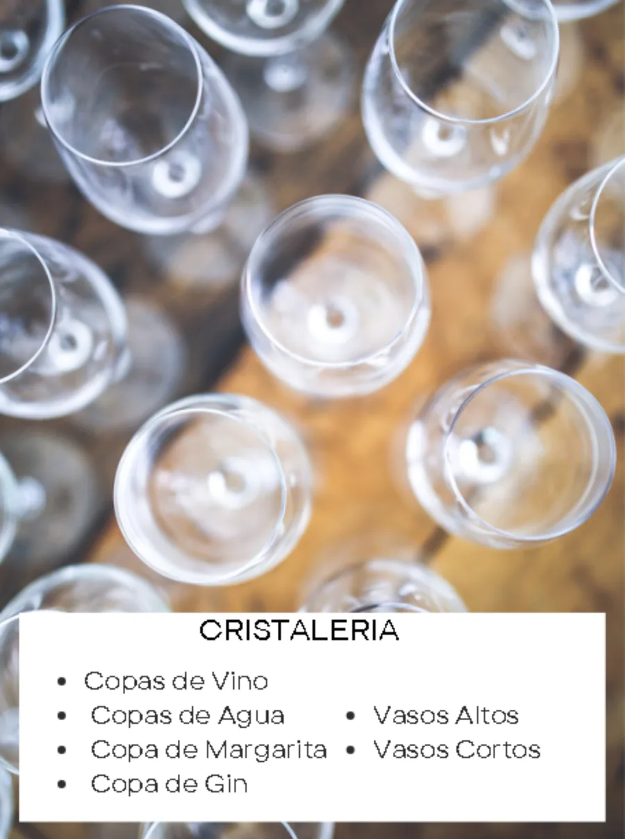 Mobiliario para Eventos de Happy Drink